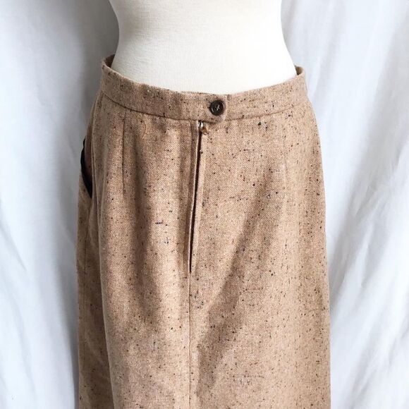 Vintage perruzza wool speckled skirt size S - Picture 6 of 7